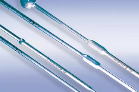 Пипетки с одной отметкой исполнение 2, 2a, 2 кл