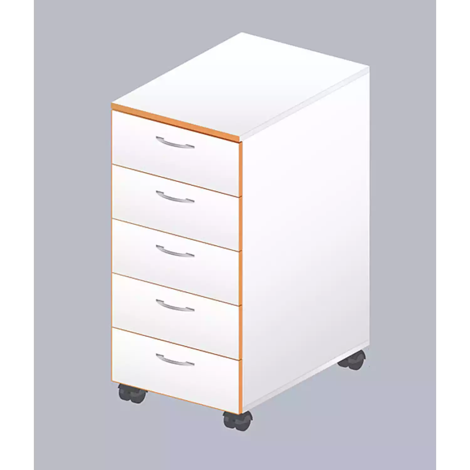 Тумба подкатная высокая ЛАБ-400 ТВЯ-4 - 1