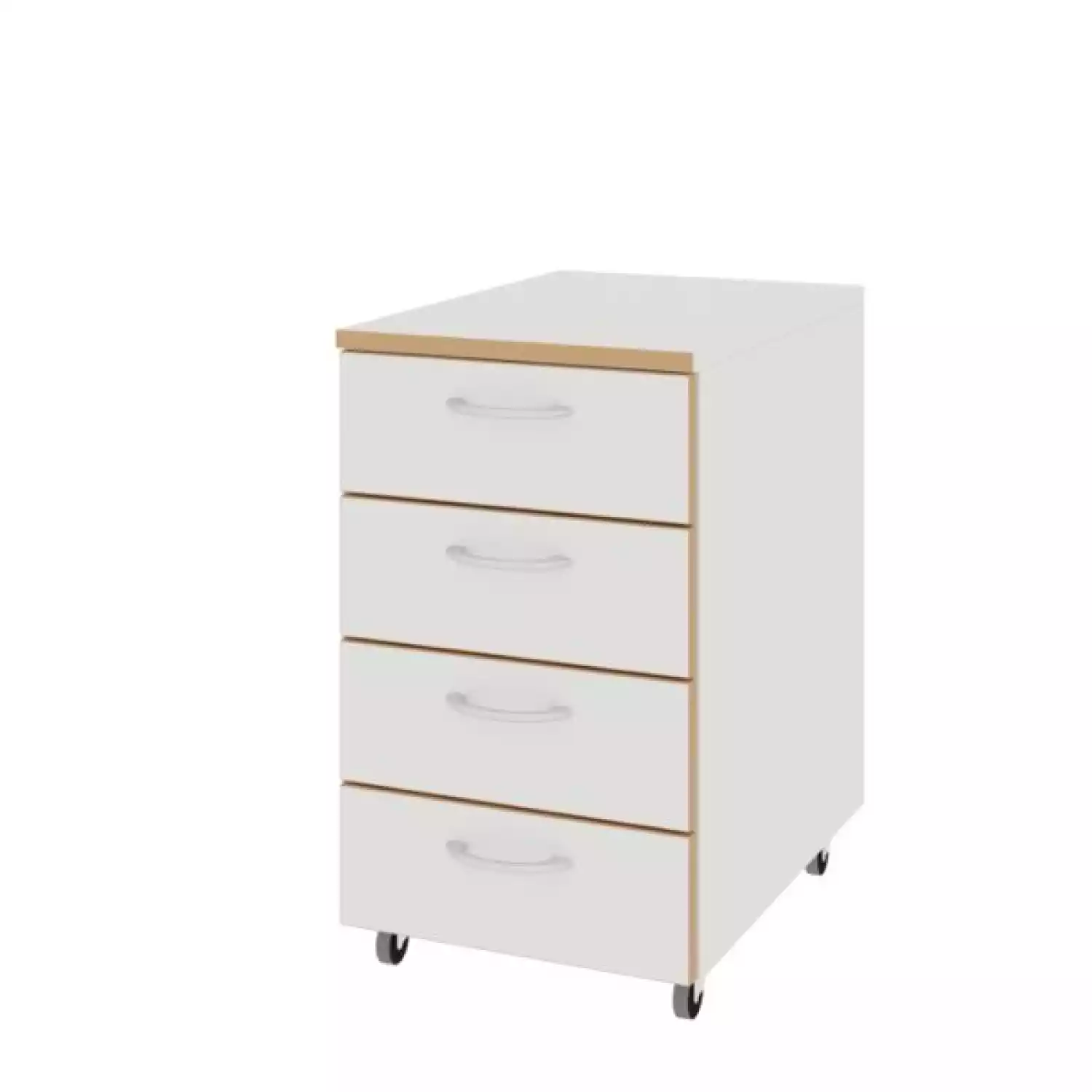 Тумба подкатная низкая ЛАБ-400 ТНЯ-4 - 1