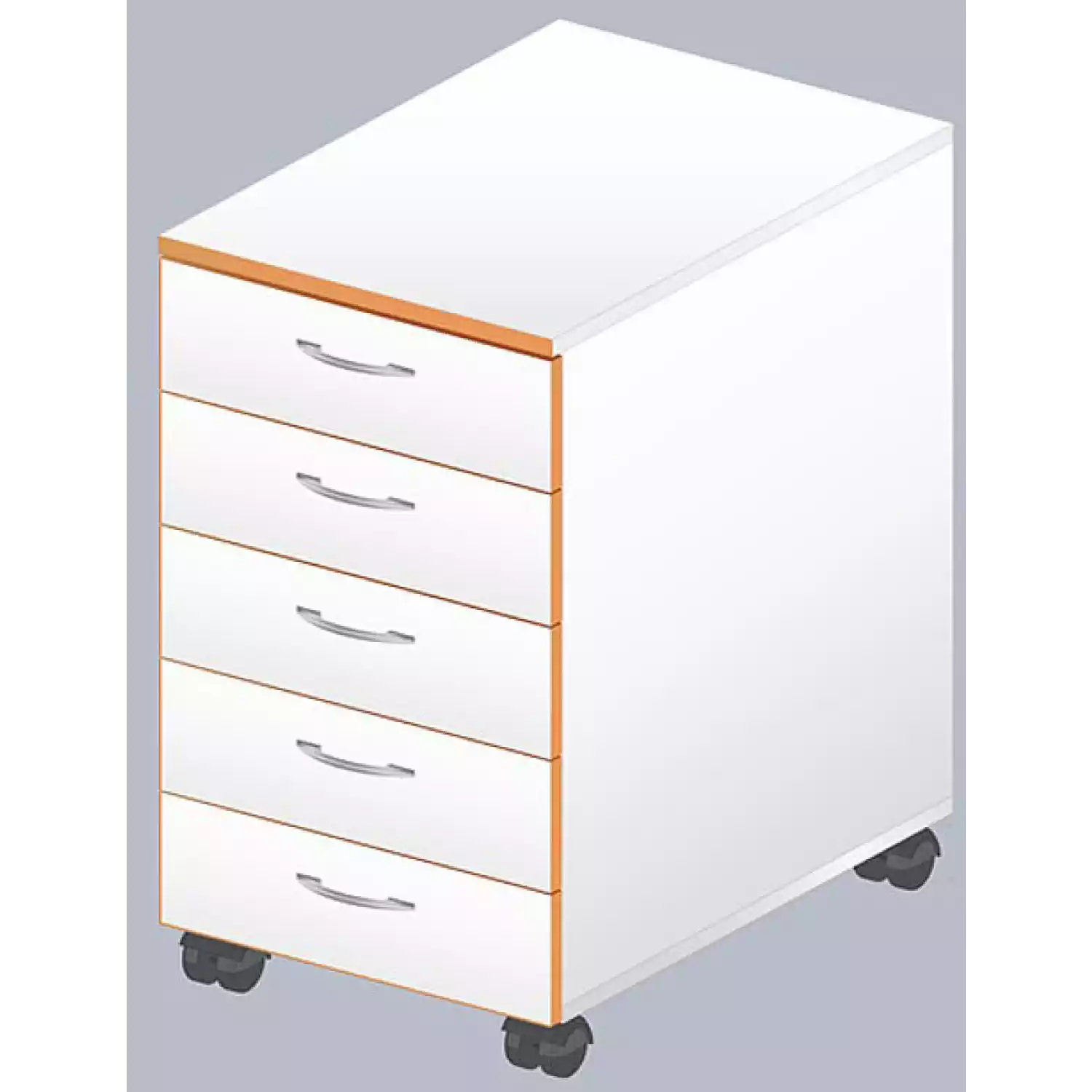 Тумба подкатная низкая ЛАБ-400 ТНЯ-5 - 1