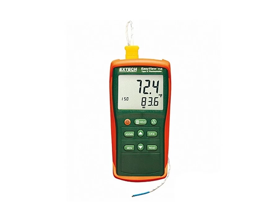 Термометр Extech EA11A EasyView на 1300°С с термопарой типа К и регистрацией данных - 1