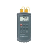Цифровой термометр Extech 421502 с двойным входом с термопарой типа J/К, до 1370°С купить в Москве