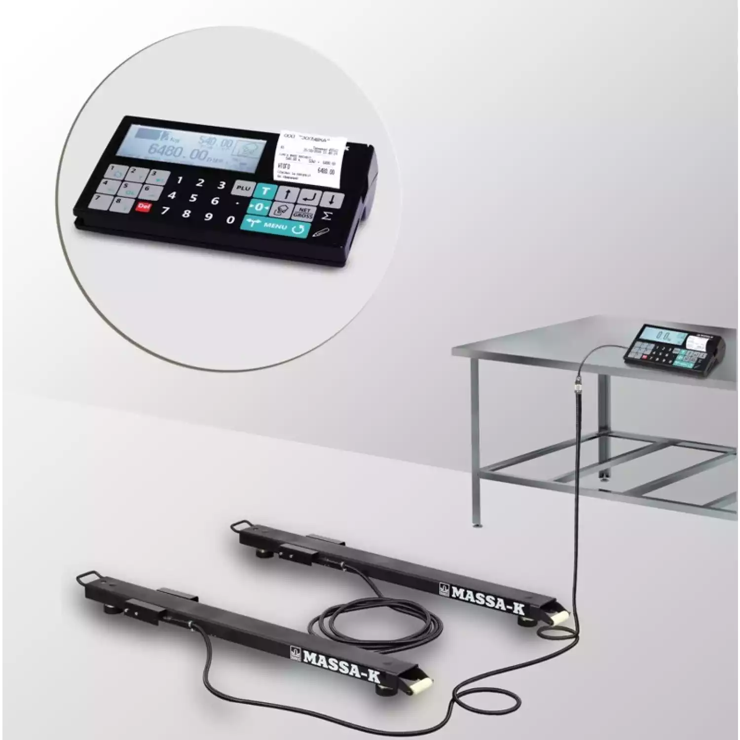 4D-B-23-2000-RC весы стержневые с печатью чеков - 1