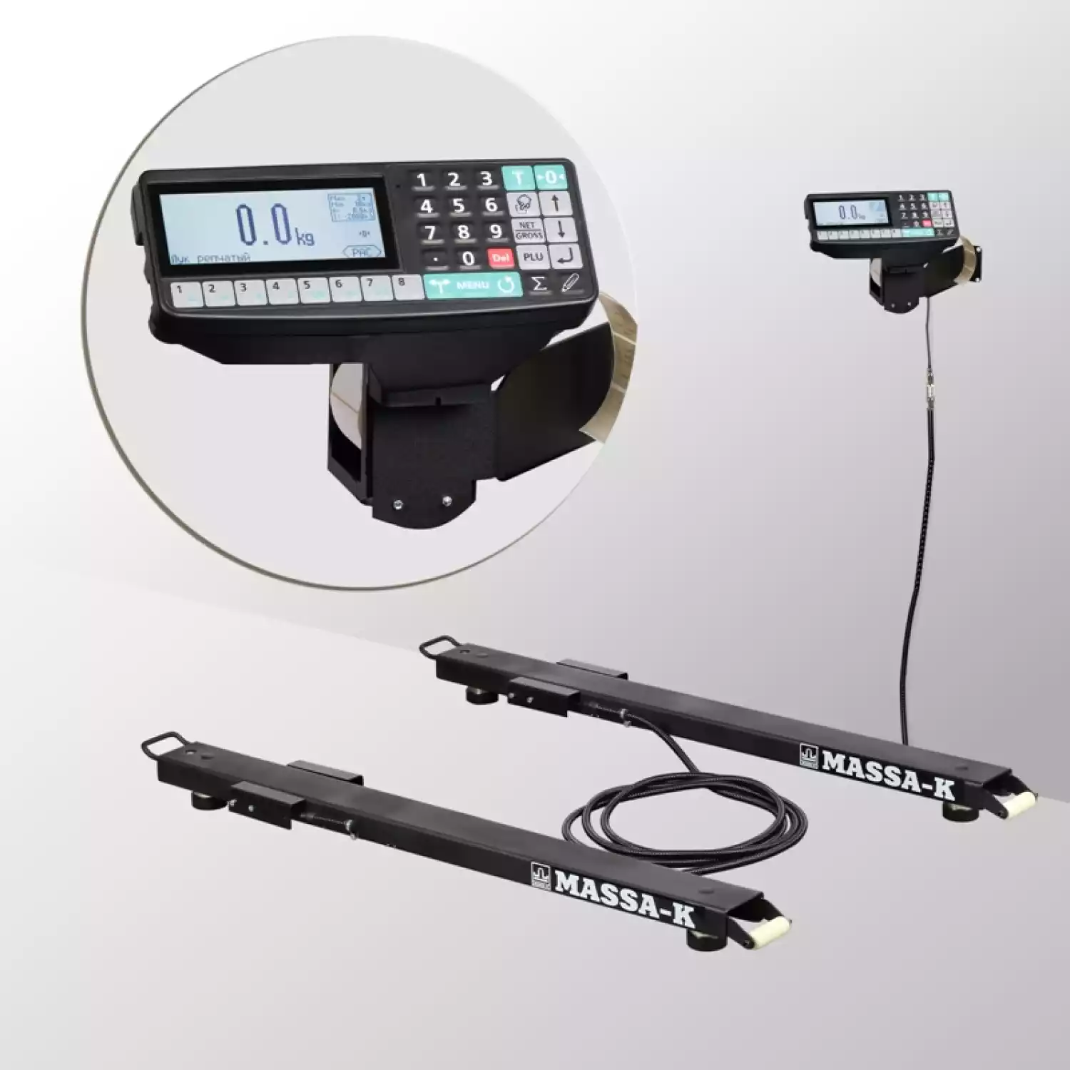 4D-B-23-2000-RP весы стержневые с печатью этикеток - 4