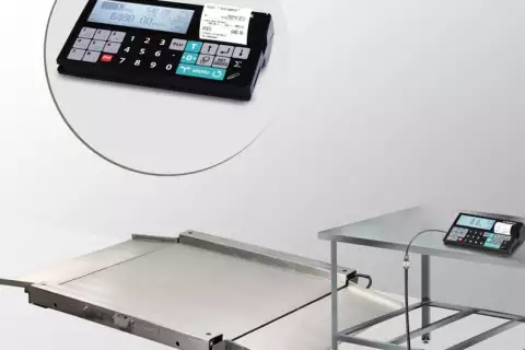 4D-LA.S-2-1000-RC весы низкопрофильные с печатью чеков