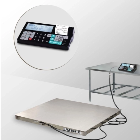 4D-P.S-2-1000-RC весы платформенные с печатью чеков