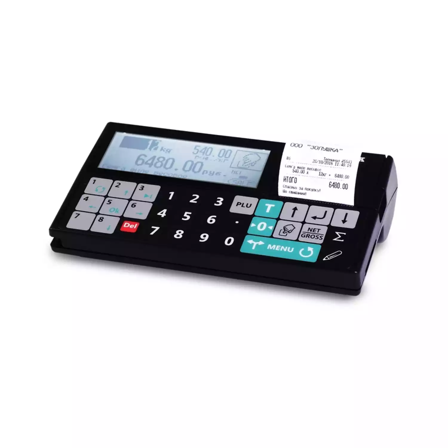 4D-P.S-2-1000-RC весы платформенные с печатью чеков - 3