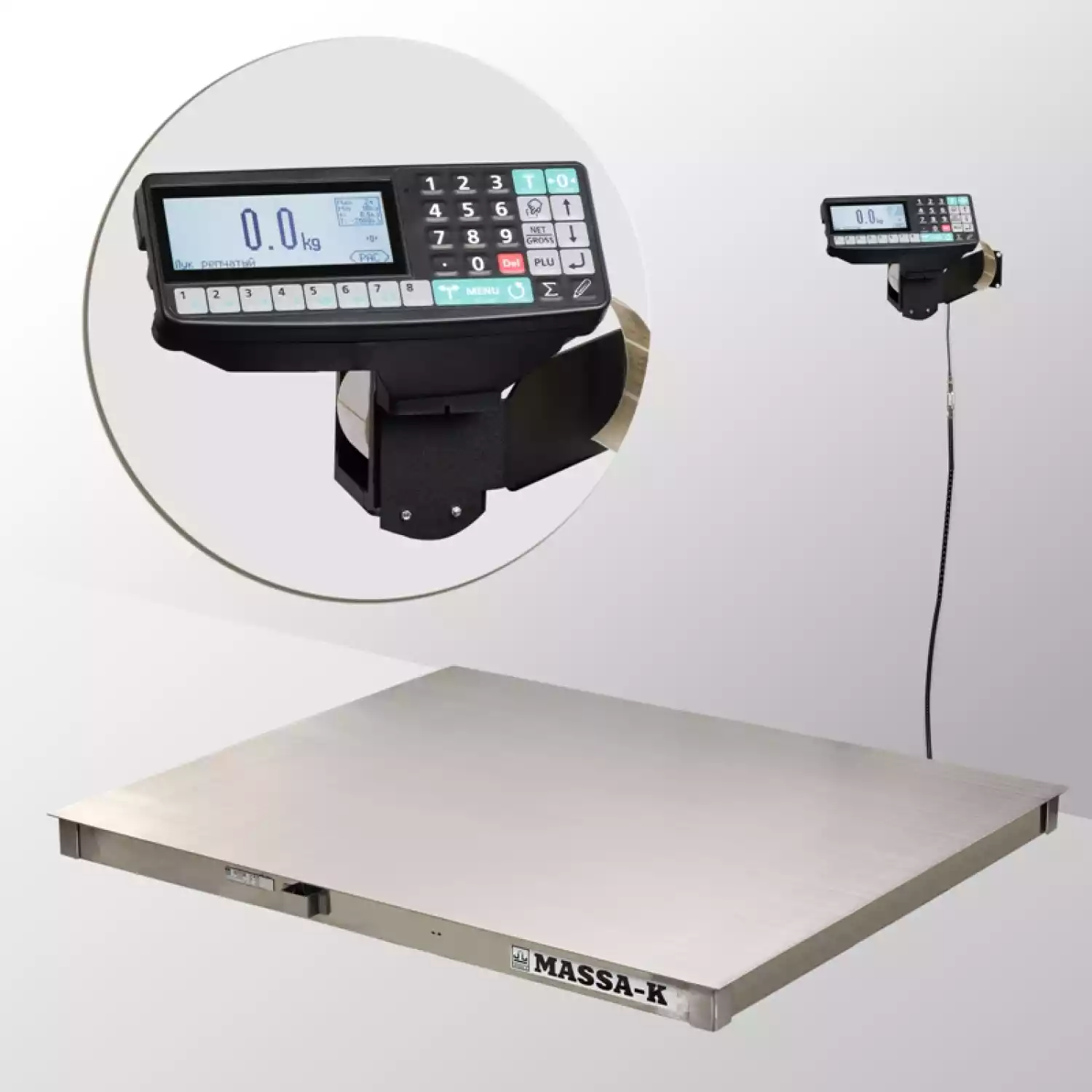 4D-P.S-3-1000-RP весы платформенные с печатью этикеток - 4