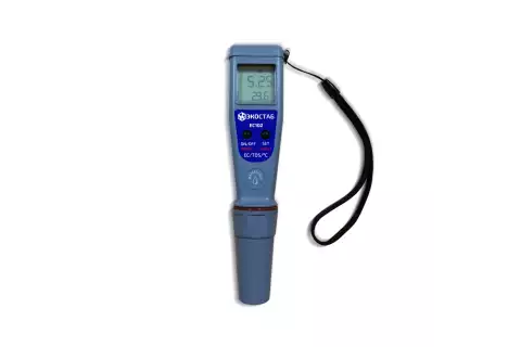 Влагозащищенный карманный кондуктометр ЭКОСТАБ EC102