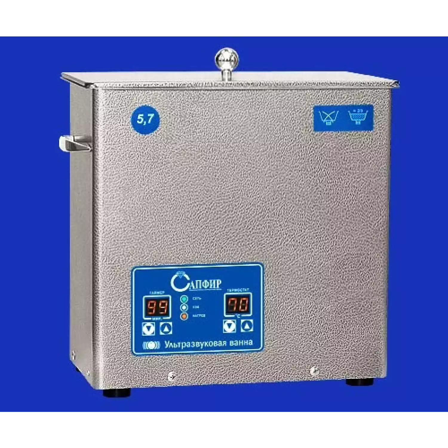 Ванна ультразвуковая «Сапфир» ТТЦ, 5,7 л/1 - 1