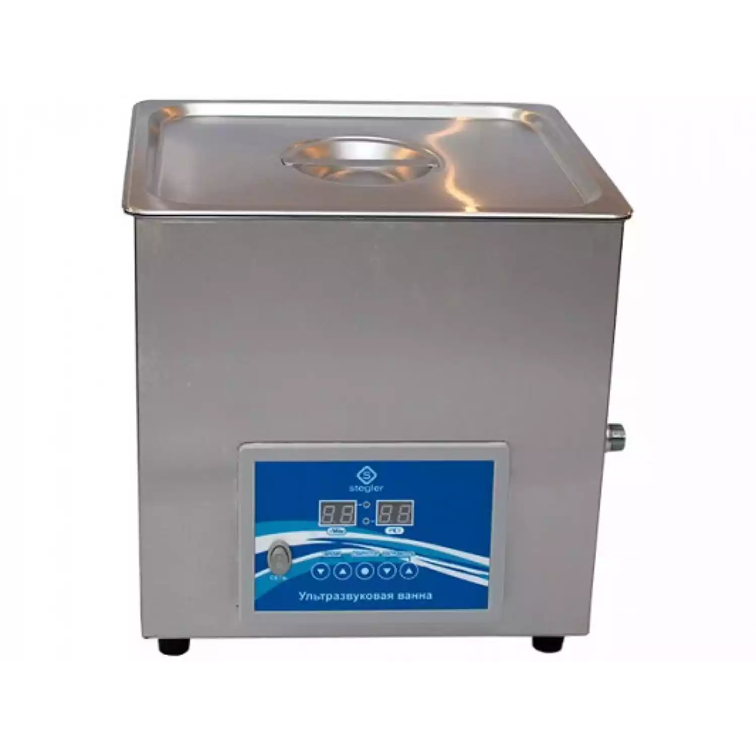 Ультразвуковая ванна (мойка) Stegler 10DT (10 л,20-80°C, 240W) - 1