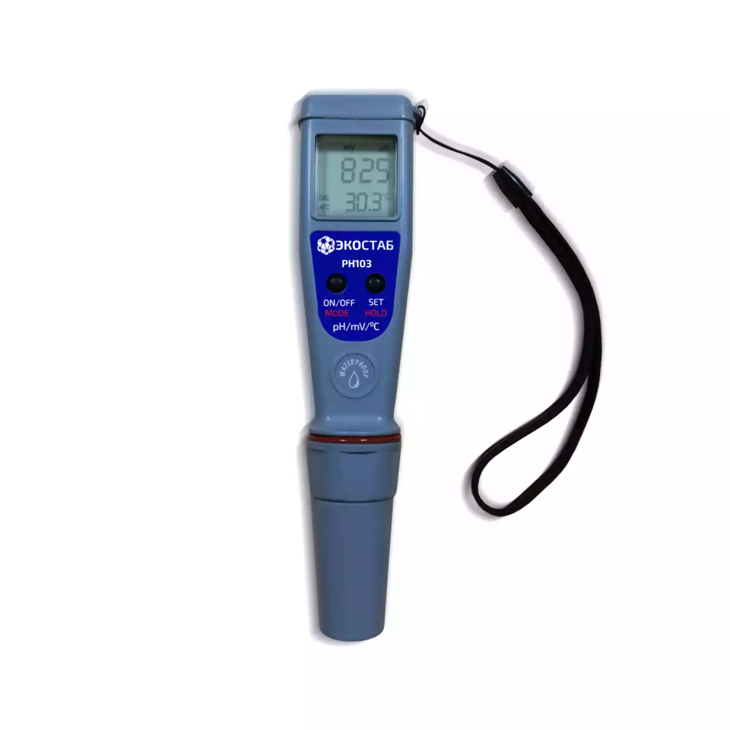 Карманный влагозащищенный pH/ОВП -метр ЭКОСТАБ PH103 - 1