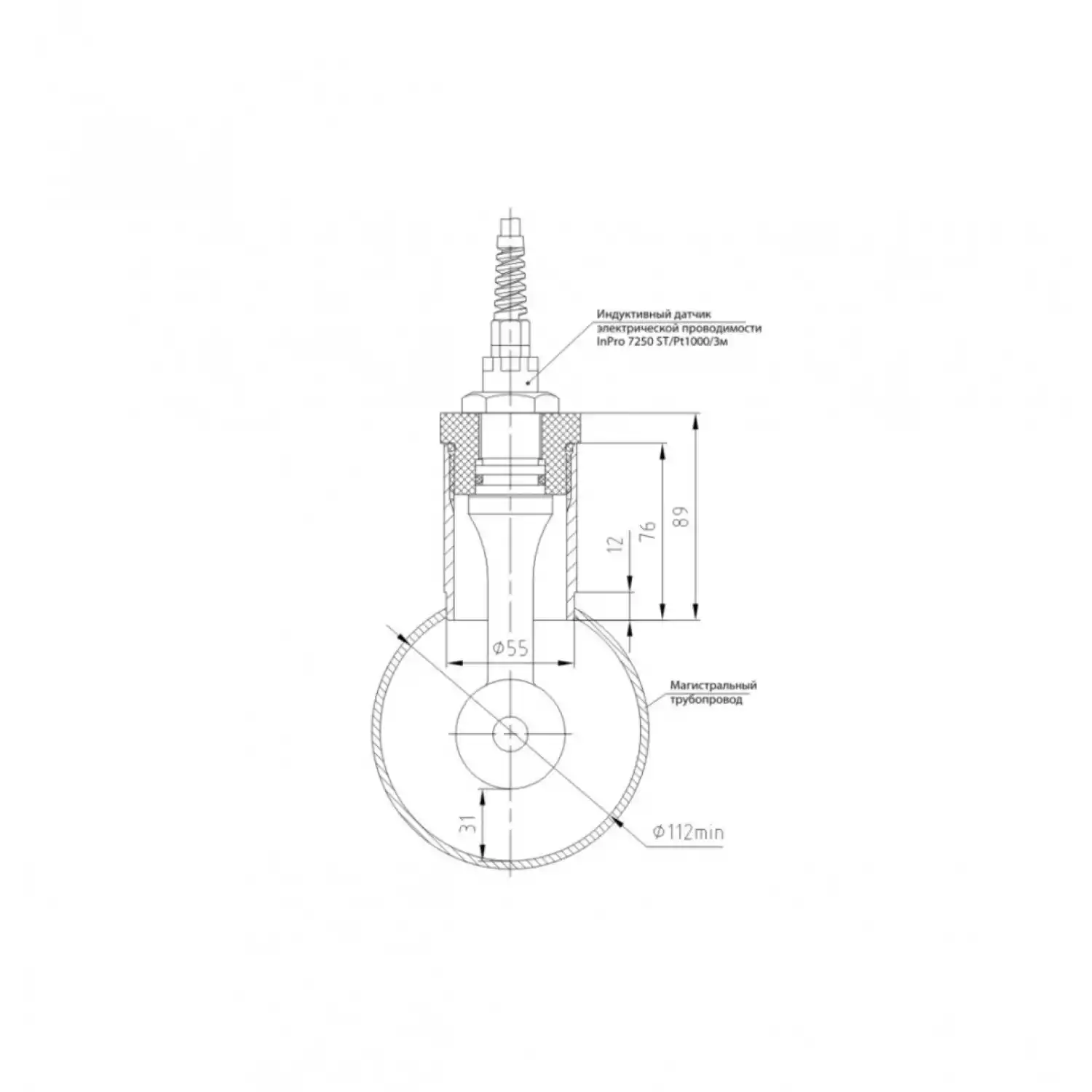 Комплект для врезки в магистральный трубопровод БД-1102 - 2