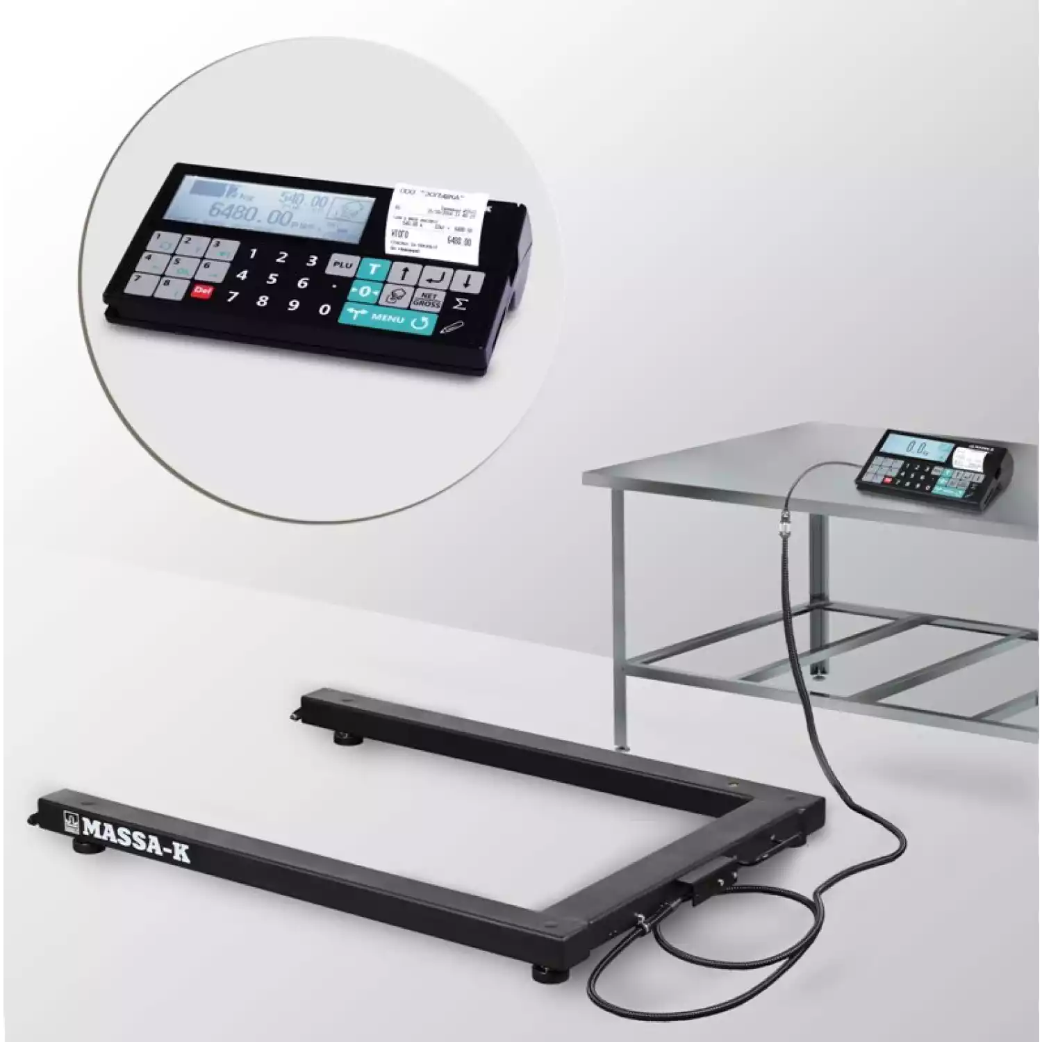 4D-U-1-1000-RC весы паллетные с печатью чеков - 1