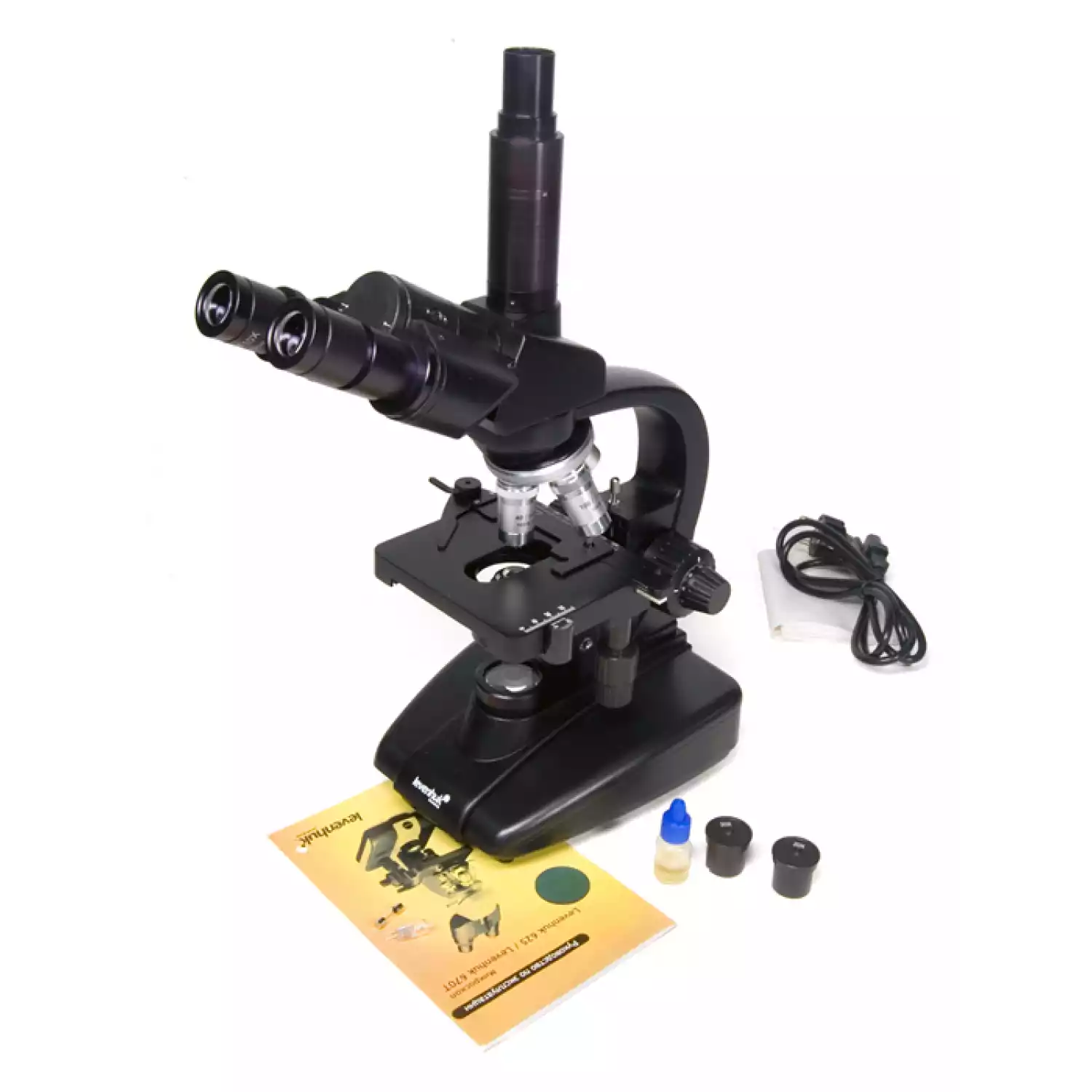 Микроскоп Levenhuk 670T, тринокулярный - 7