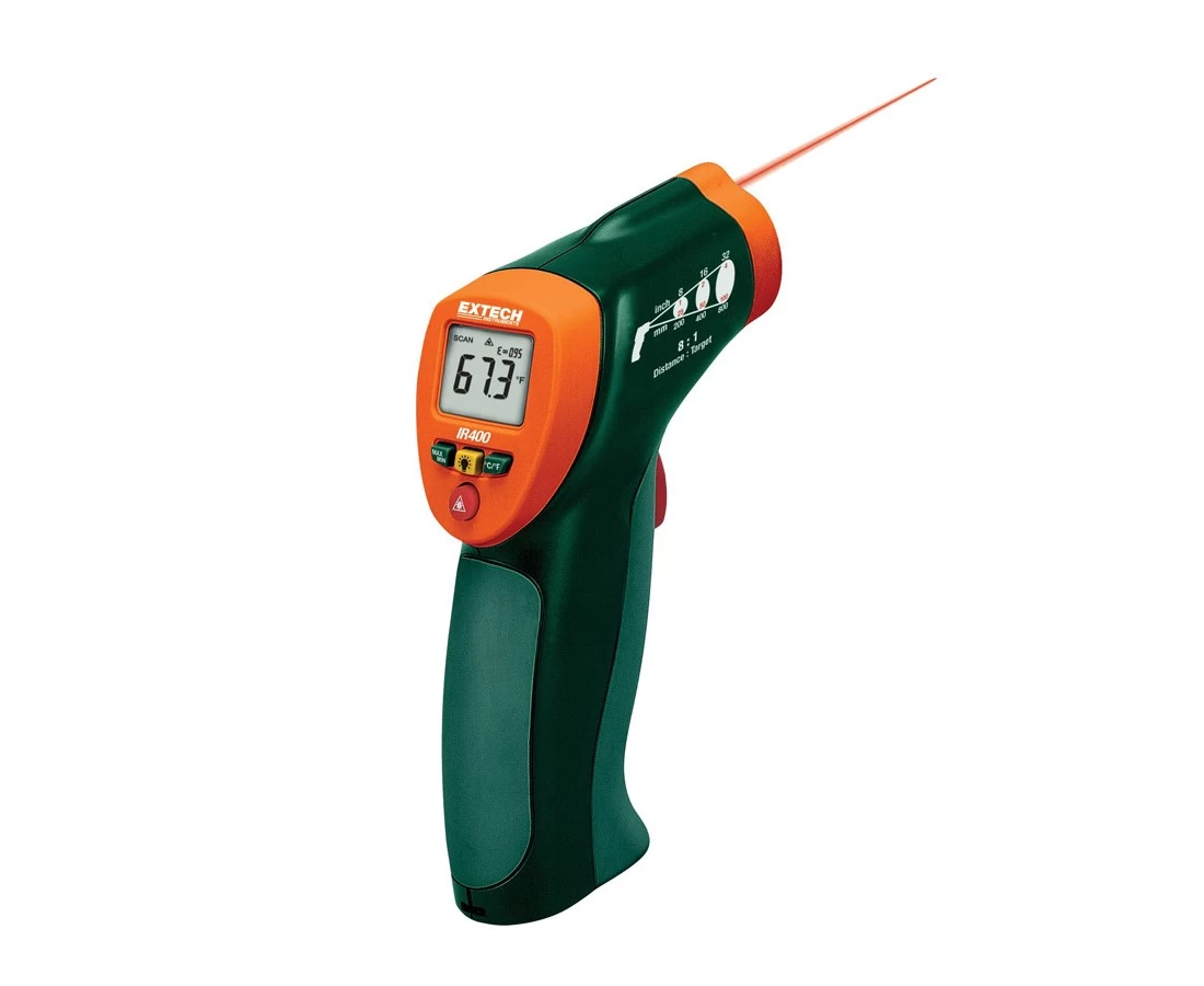 Пирометр Extech 42510A / инфракрасный мини-термометр с диапазоном от -50°С до 650°С, 12:1 - 1