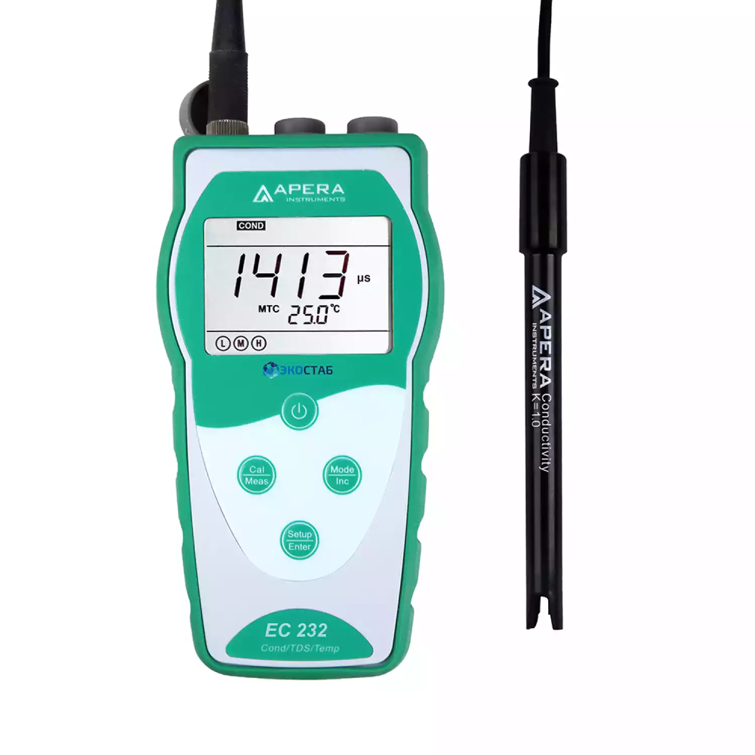 Портативный кондуктометр ЭКОСТАБ EC232 - 1
