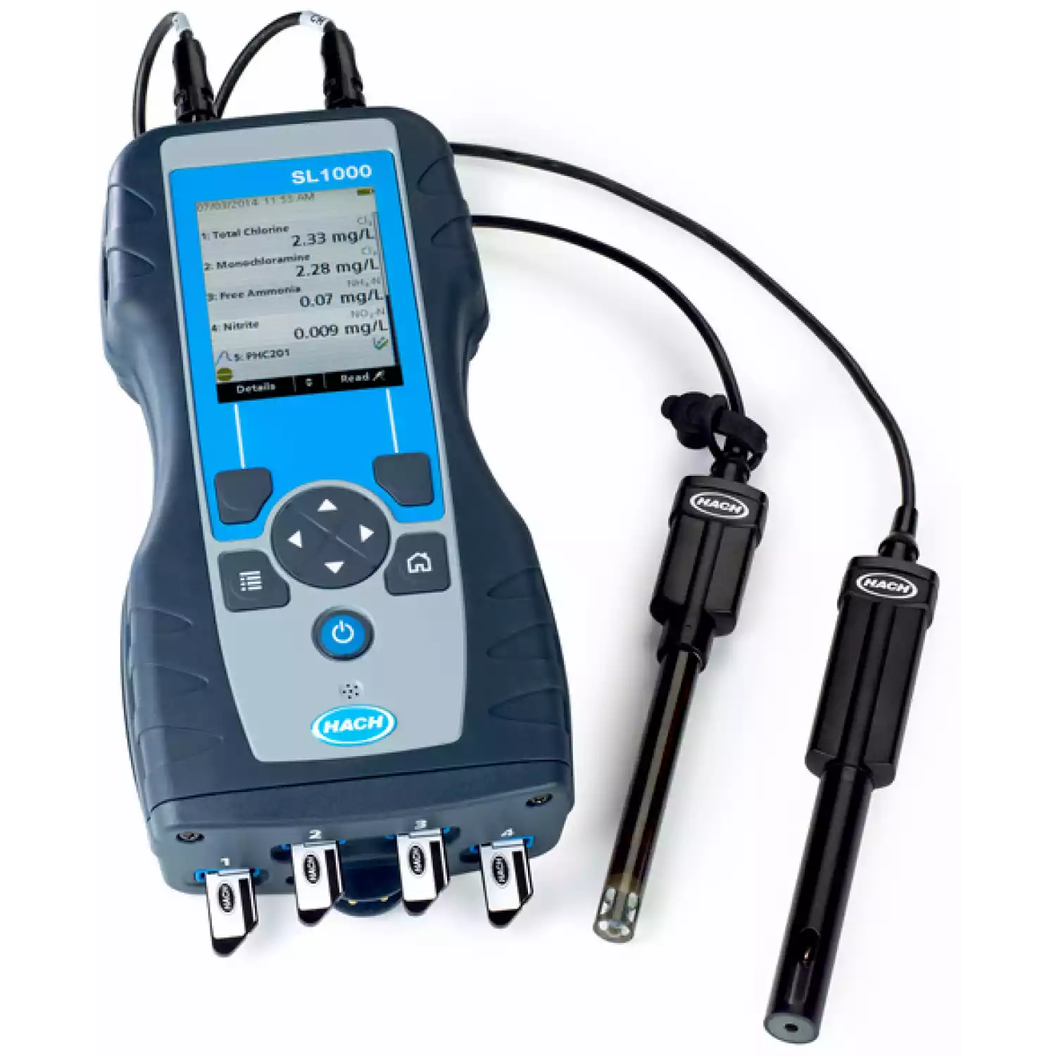 Портативный параллельный анализатор HACH SL1000 с датчиками проводимости - 1