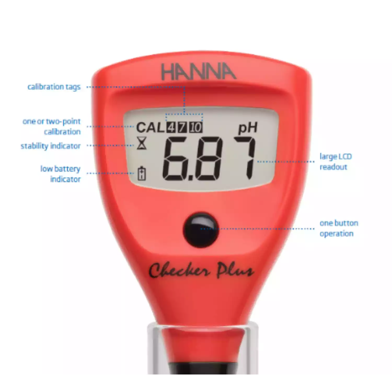 рН-метр HI98100 Checker Plus карманный - 3