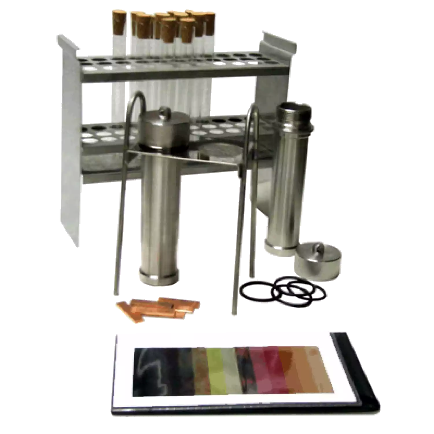 Комплект для испытаний коррозионной активности на медной пластинке ЛАБ-КМП - 1