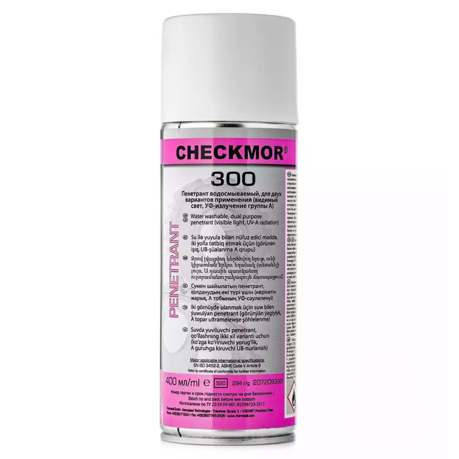 Красный флюоресцентный пенетрант Checkmor 300 (OVERCHEK RED) - 1