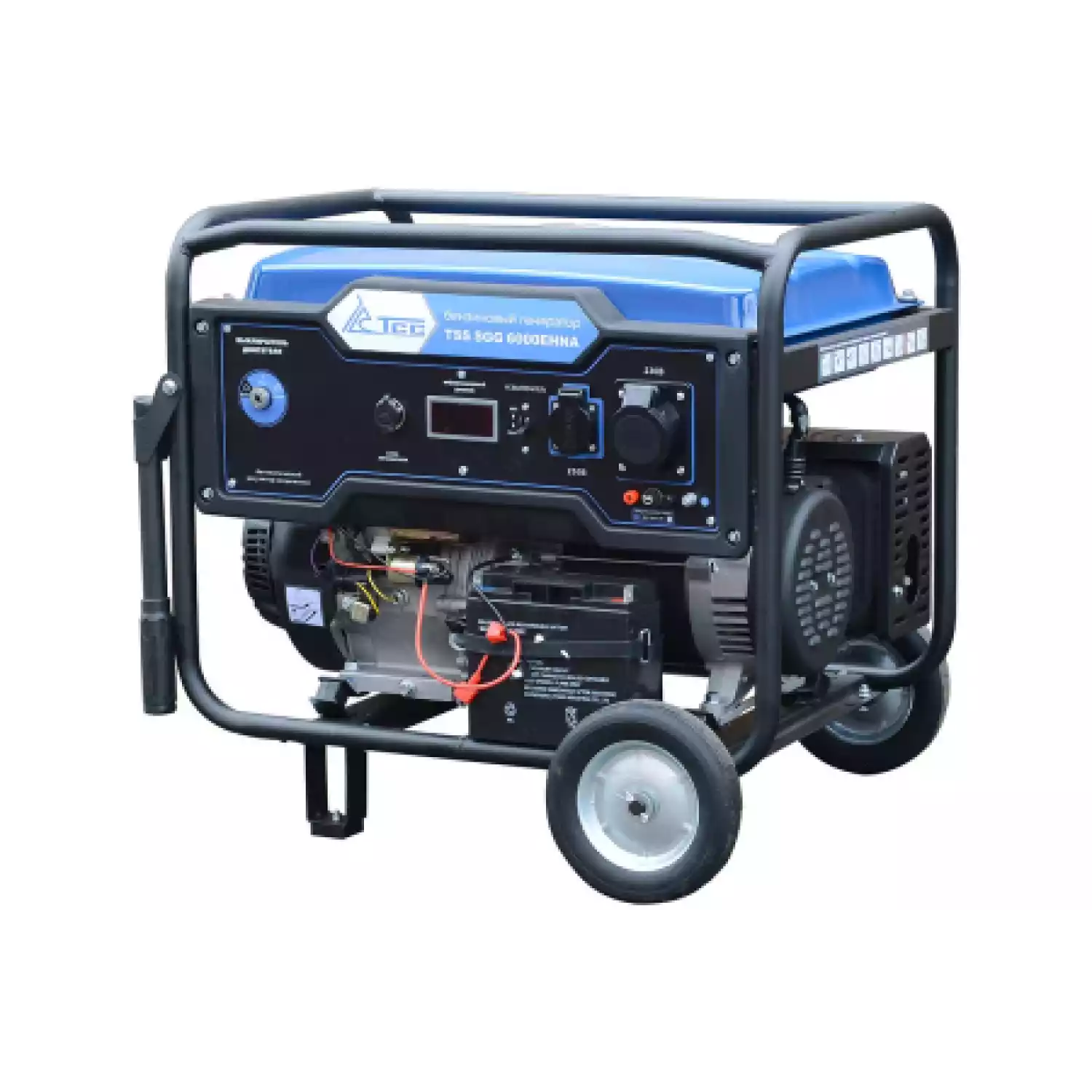 Бензогенератор ТСС SGG 6000EHNA,с электростартером, 6 кВт, 230В - 1