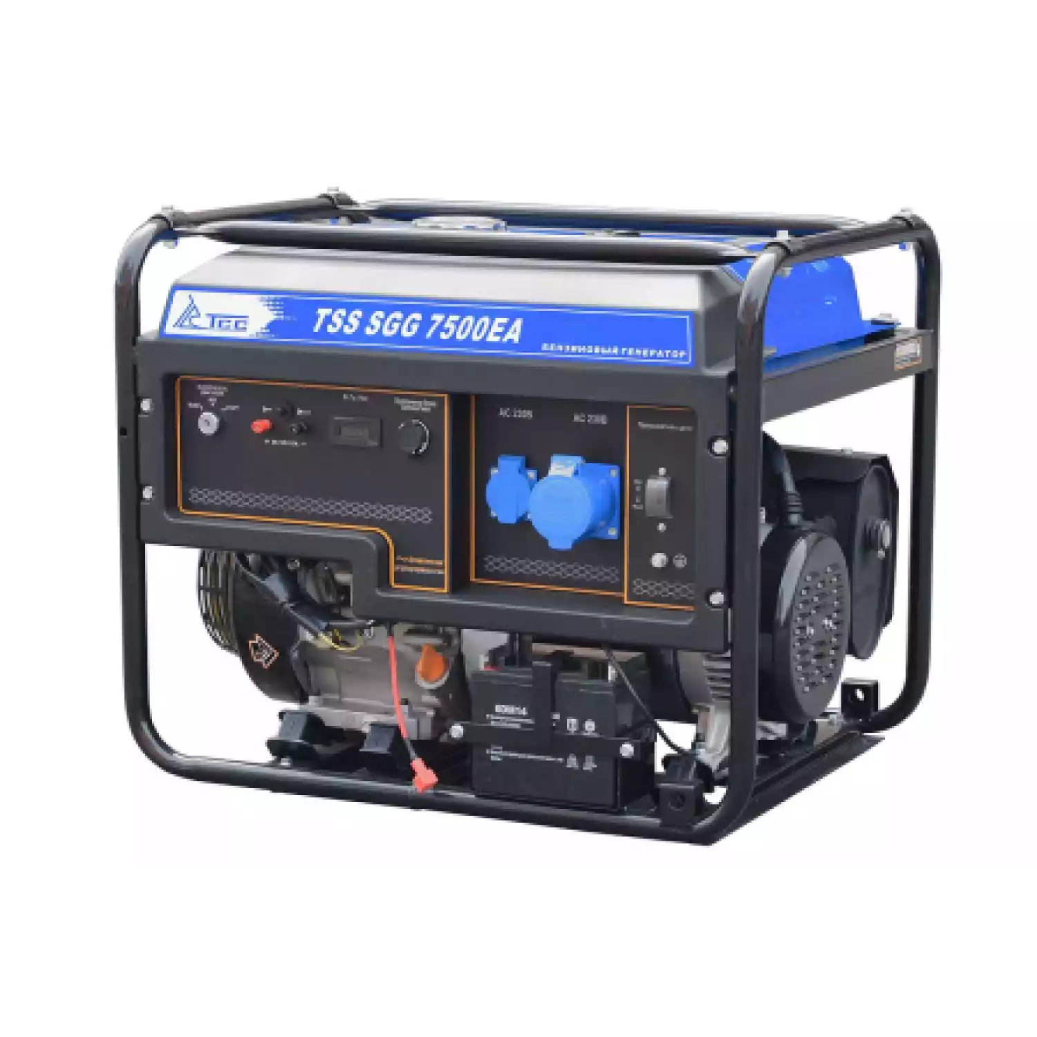 Бензиновый генератор ТСС SGG 7500ЕA,с электростартером, 7.5 кВт, 230В - 1