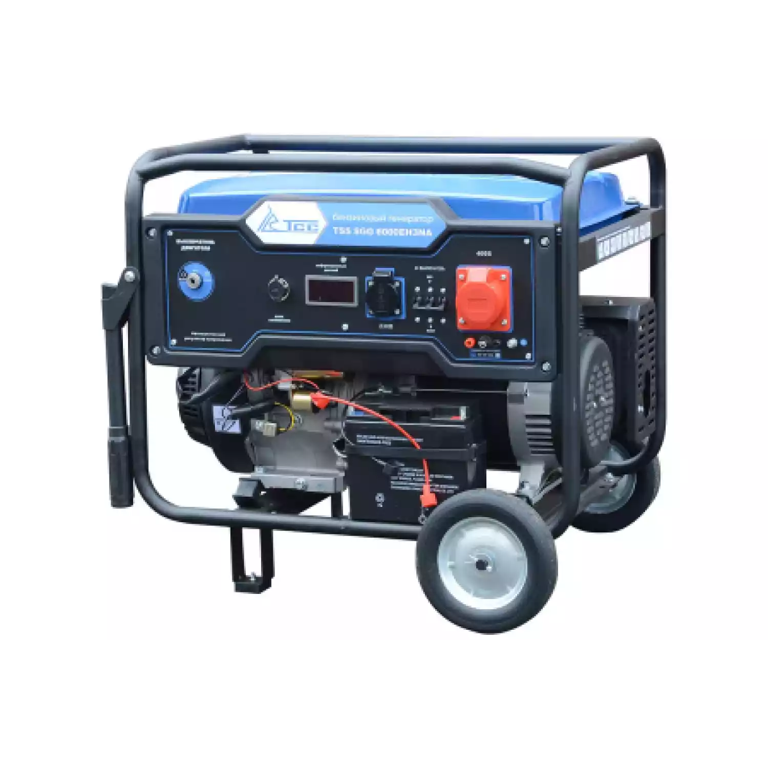 Бензиновый генератор ТСС SGG 6000EH3NA, трехфазный с электростартером, 6 кВт, 230/400В - 1