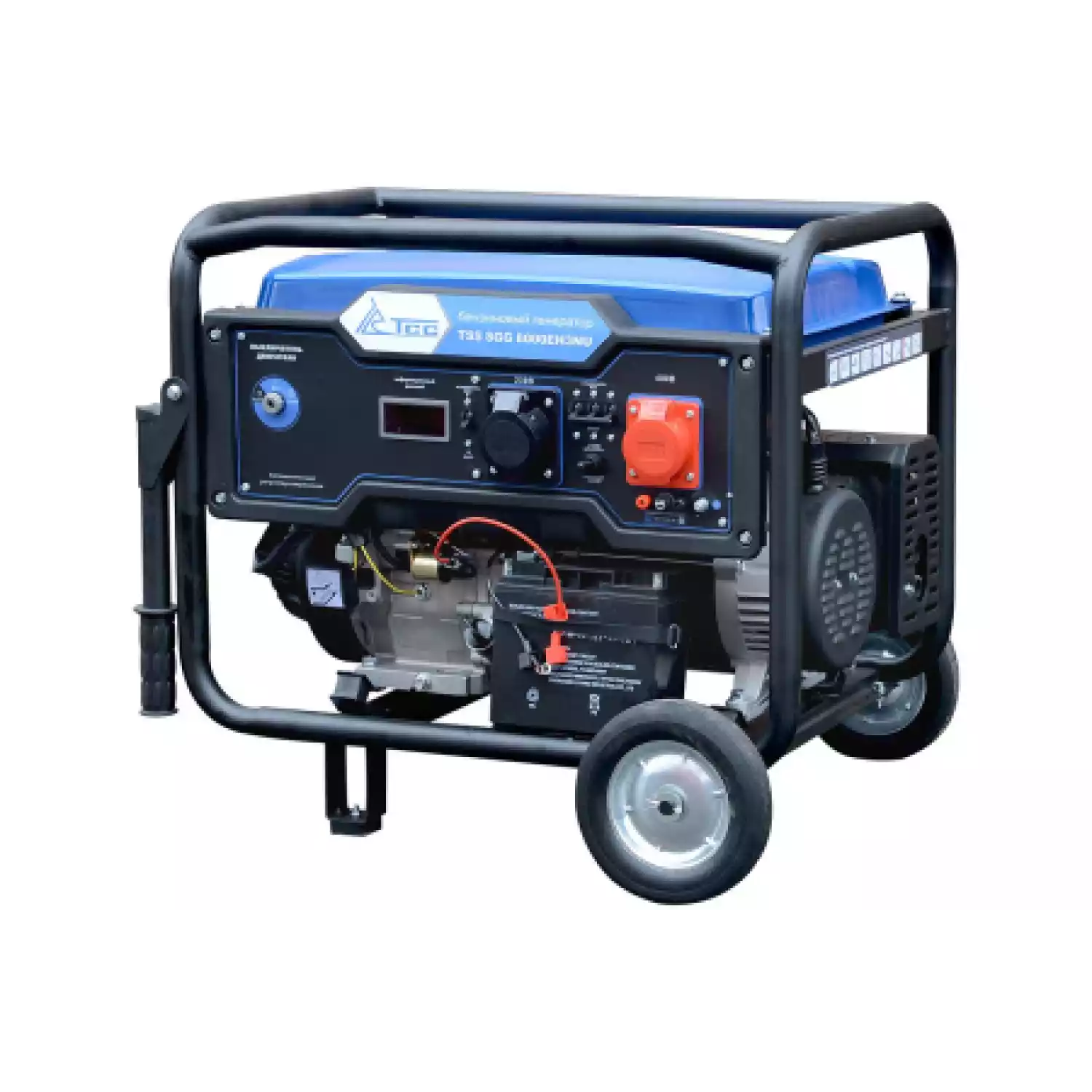 Бензиновый генератор ТСС SGG 8000EH3NU, трехфазный с электростартером, 7.8 кВт, 230/400В - 1
