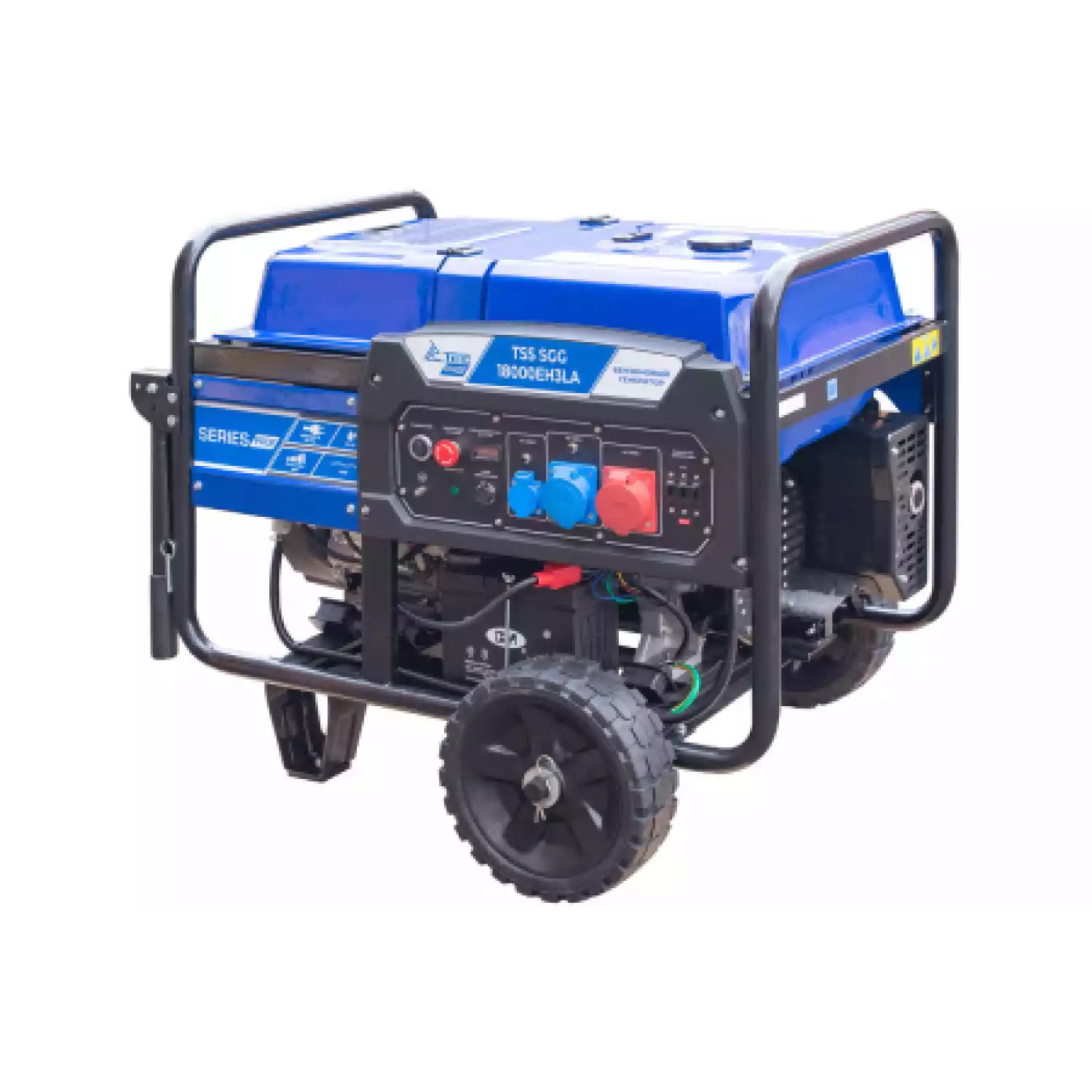 Бензиновый генератор TSS SGG 18000EH3LA, трехфазный с электростартером, 17 кВт, 230/400В - 1
