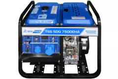 Дизельный генератор TSS SDG 7500EHA,с электростартером, 7 кВт, 230В