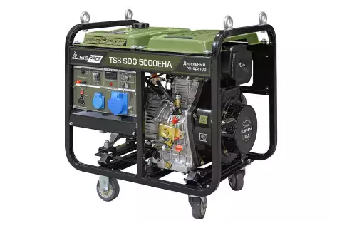 Дизельный генератор TSS SDG 5000 EHA, электростартер, 5 кВт, 230В