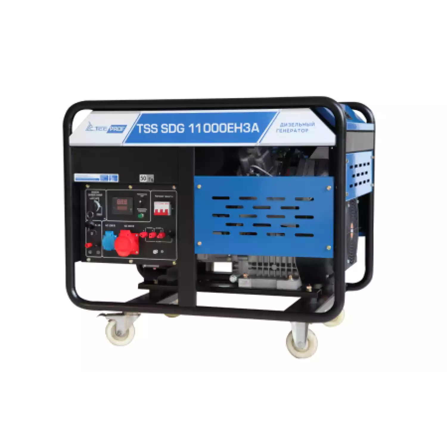 Дизельный генератор TSS SDG 11000EH3A, трехфазный с электростартером, 10 кВт, 230/400В - 1