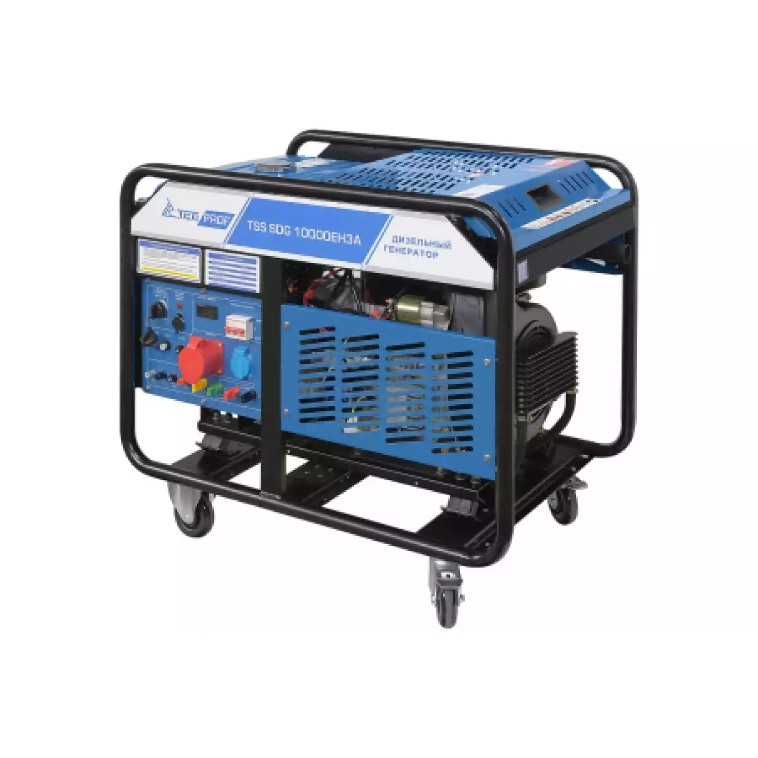 Дизельный генератор TSS SDG 10000 EH3A, трехфазный с электростартером, 10 кВт, 230/400В - 1