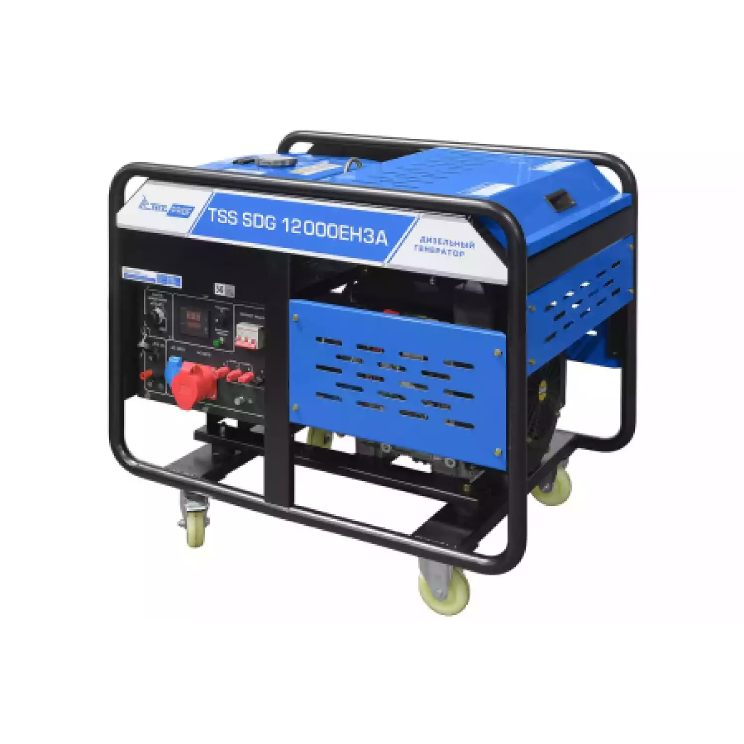 Дизельный генератор ТСС SDG 12000EH3A, трехфазный с электростартером, 11 кВт, 230/400В - 1