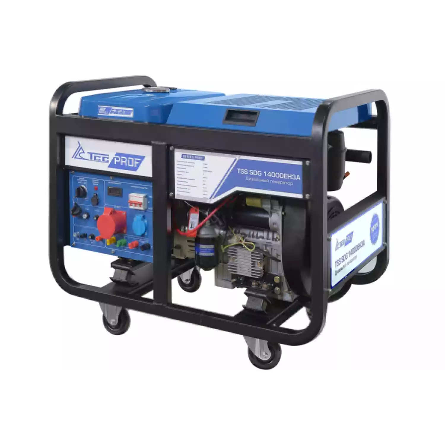 Дизельный генератор TSS SDG 14000EH3A, трехфазный с электростартером, 12 кВт, 230/400В - 1