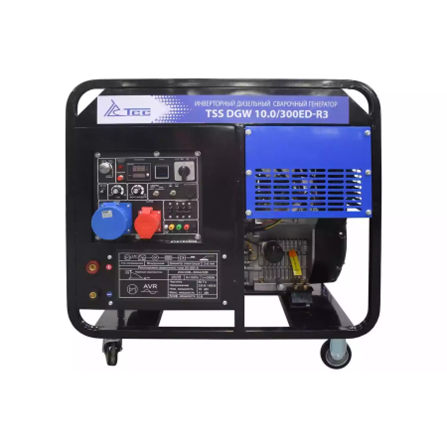 Инверторный дизельный сварочный генератор ТСС DGW 10.0/300ED-R3 - 1