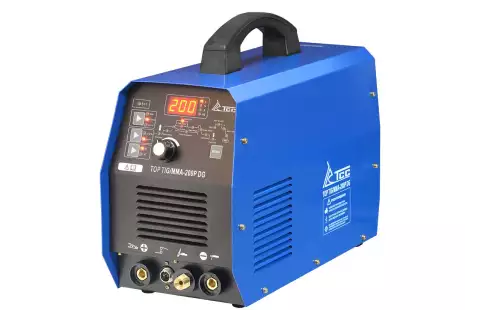 Сварочный инвертор ТСС TOP TIG/MMA-200P DG (Импульсный, профессиональный) 022642