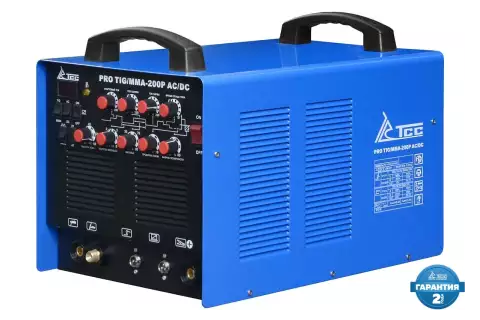 Аппарат TIG сварки алюминия ТСС PRO TIG/MMA-200P AC/DC 067093