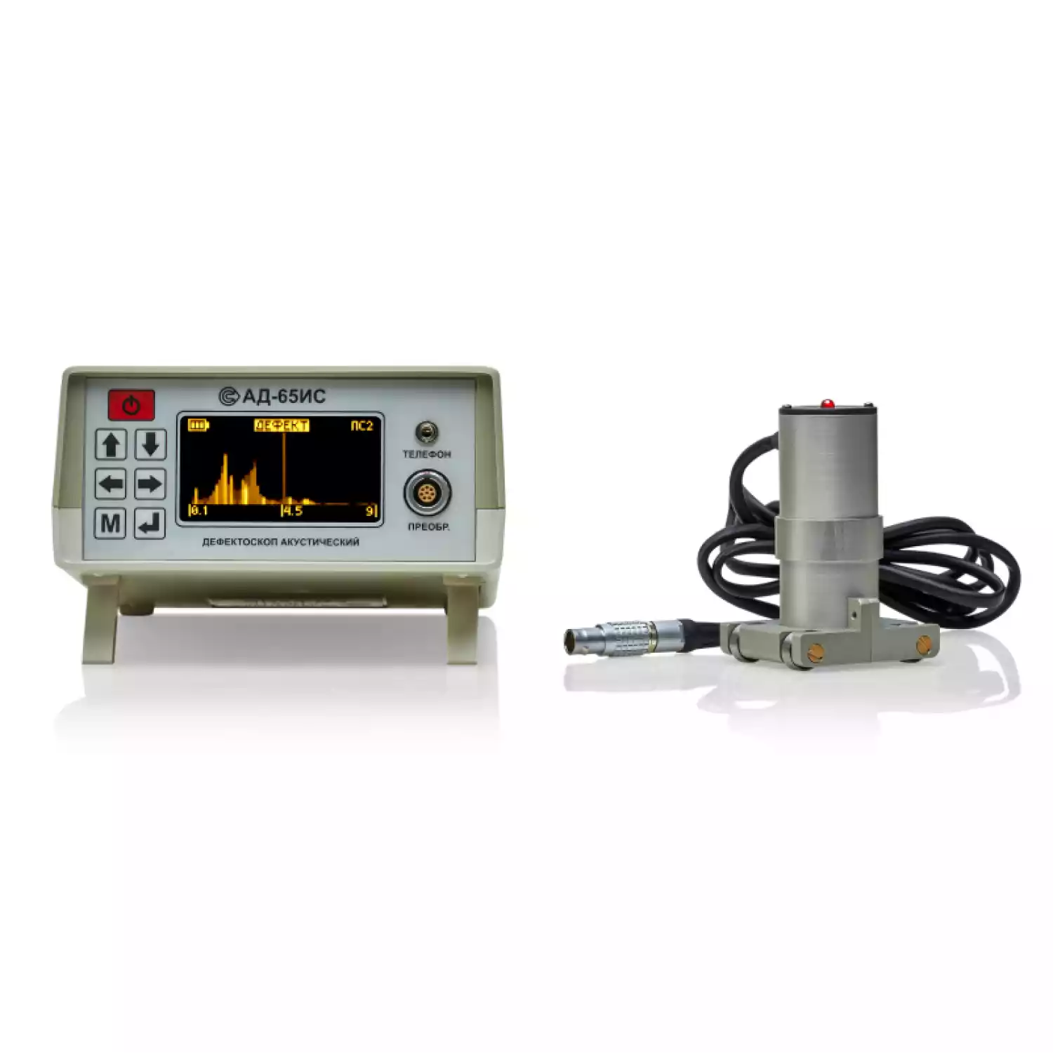 АКУСТИЧЕСКИЙ ДЕФЕКТОСКОП АД-65ИС - 1