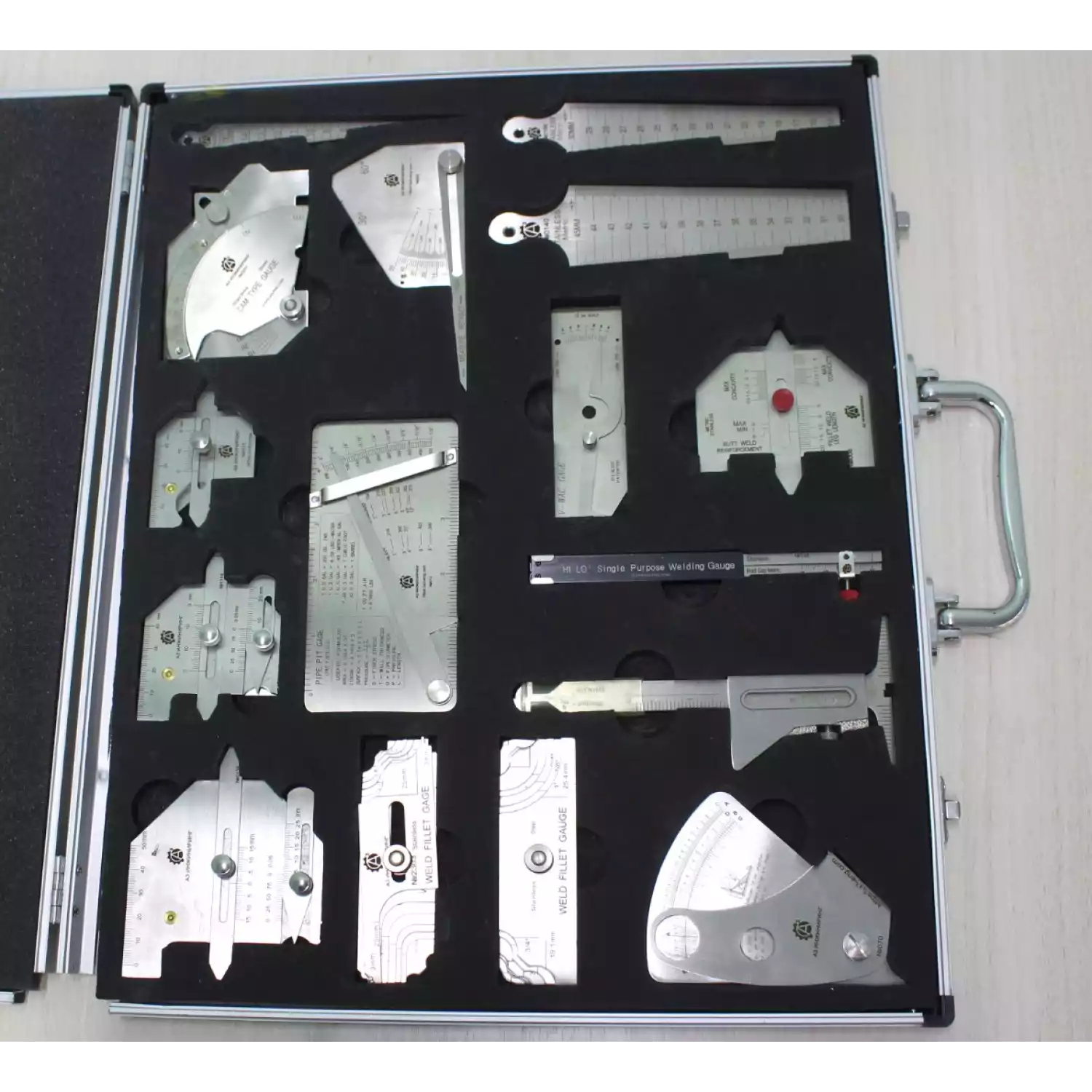 Набор шаблонов измерительных в упаковочном чемодане с калибровкой - 1