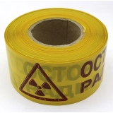 Лента сигнальная "Осторожно Радиация" купить в Москве