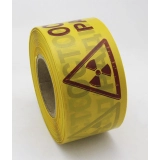Лента сигнальная "Осторожно Радиация" купить в Москве