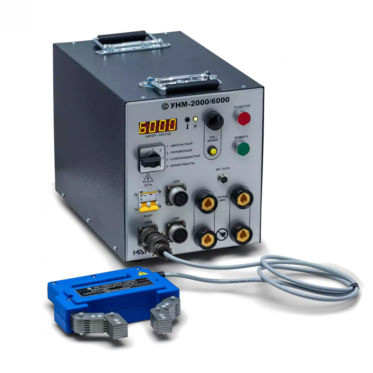 Магнитопорошковый дефектоскоп переменного, импульсного и выпрямленного тока УНМ-2000/6000 - 1