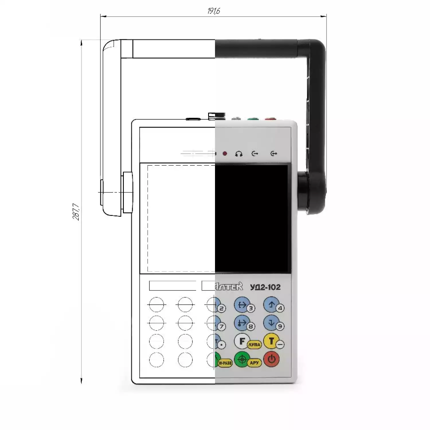 Ультразвуковой дефектоскоп УД2-102 - 4