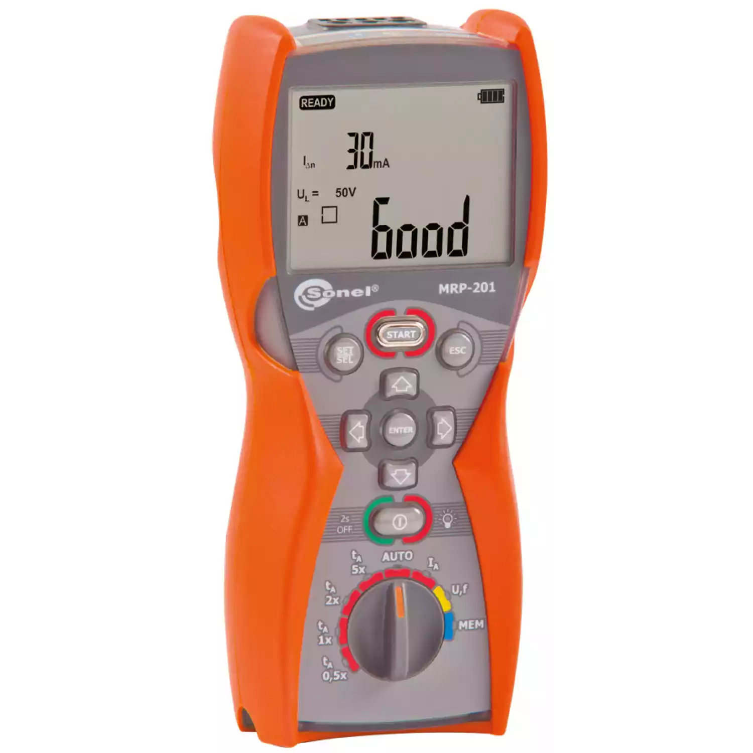 MRP-201 Измеритель напряжения прикосновения и параметров устройств защитного отключения (УЗО типа АС, А и В) - 1