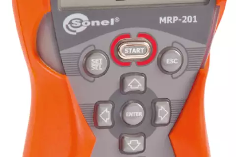 MRP-201 Измеритель напряжения прикосновения и параметров устройств защитного отключения (УЗО типа АС, А и В)