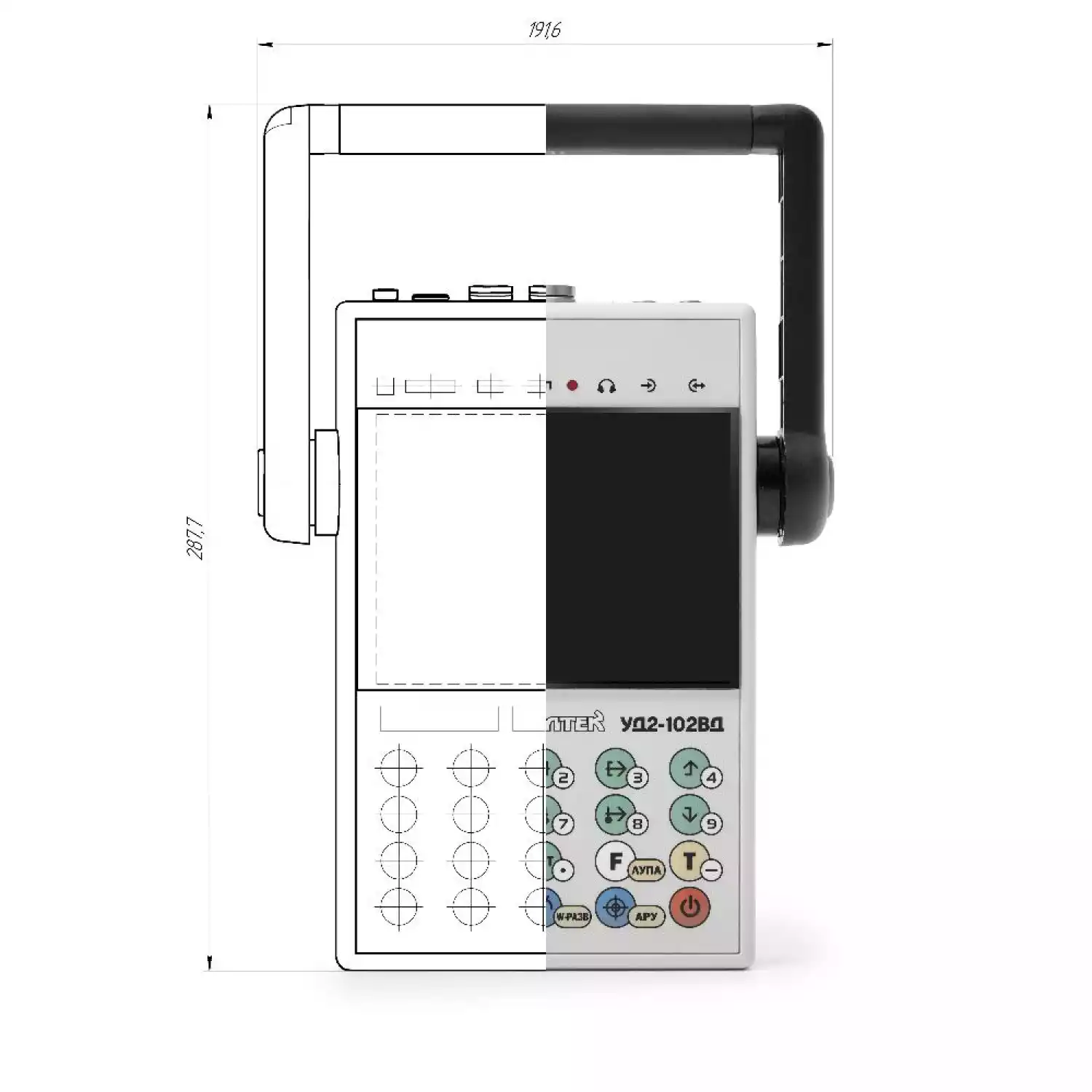 Ультразвуковой дефектоскоп УД2-102ВД (с вихретоком) - 4