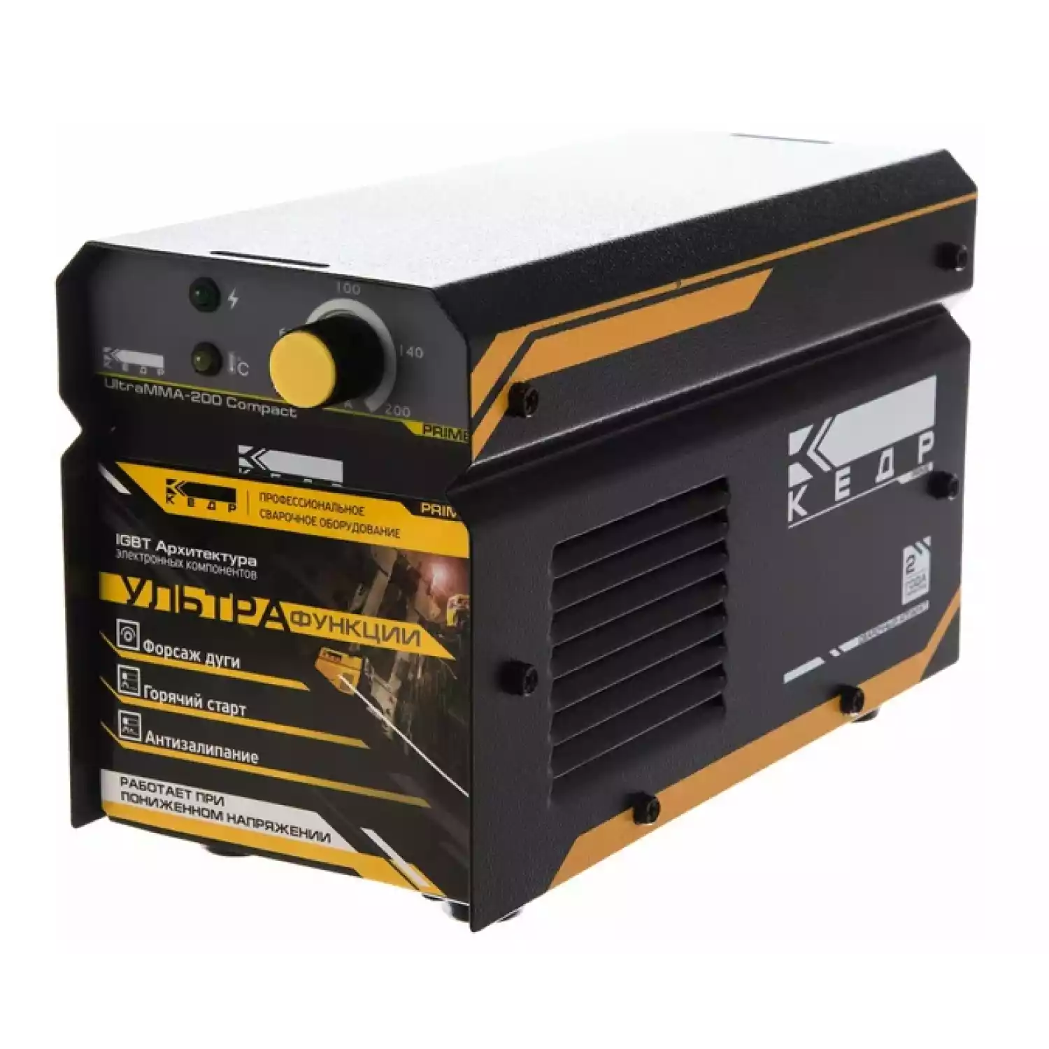 Аппарат инверторный КЕДР ULTRAMMA-200 COMPACT (220В, 20-200А) - 3