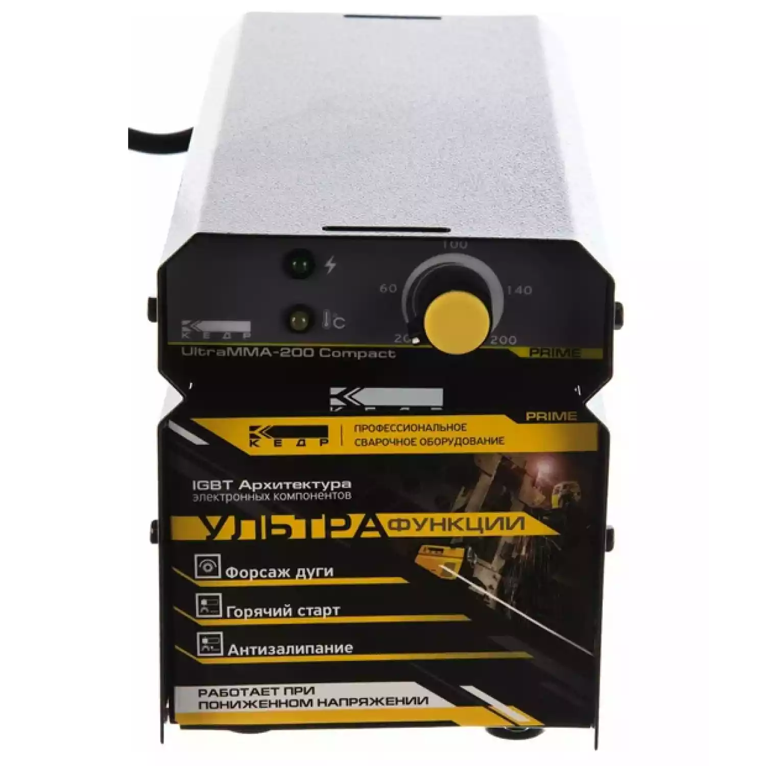 Аппарат инверторный КЕДР ULTRAMMA-200 COMPACT (220В, 20-200А) - 2